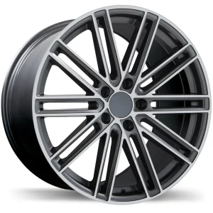 Replika – R209 – Gunmetal – 21″x9.5″ 55mm – All weather Wheels – R209-2195-53MG+55R716